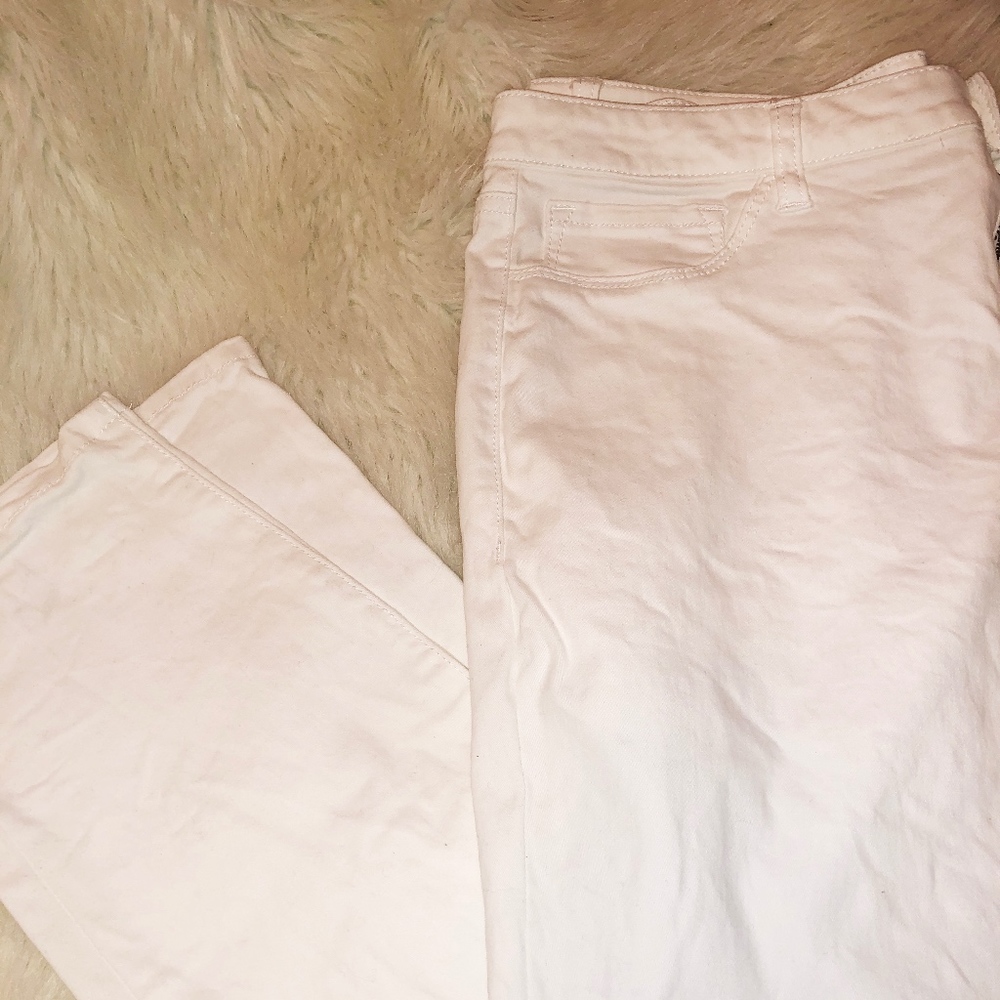 Charlotte Russe Refuge White Tight Legging Jeans